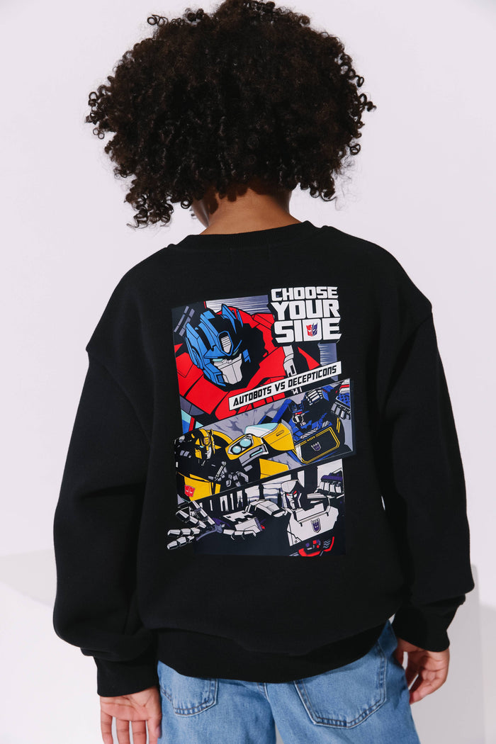 Lola + The Boys Sweaters & Sweatshirts Transformers® Choose Your Side Sweatshirt