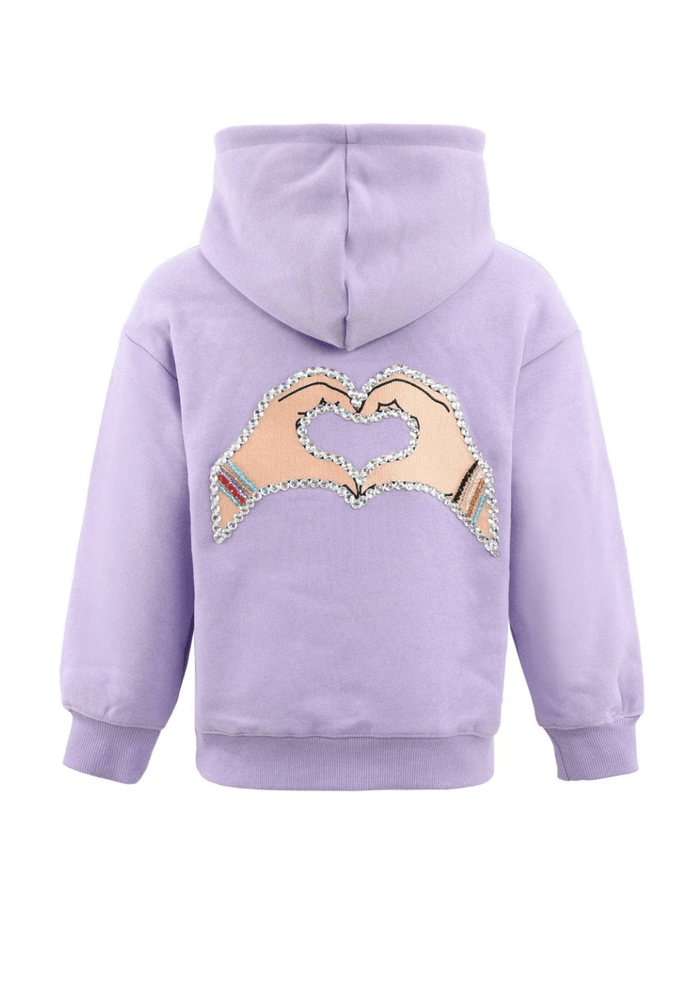 Lola + The Boys Sweaters & Sweatshirts Women's Lavender Swiftie Lovers Hoodie