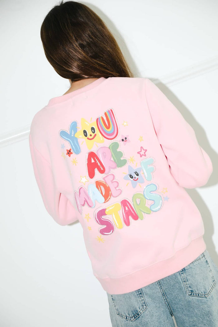 Lola + The Boys Sweaters & Sweatshirts 2 You Are Made of Stars Sweatshirt