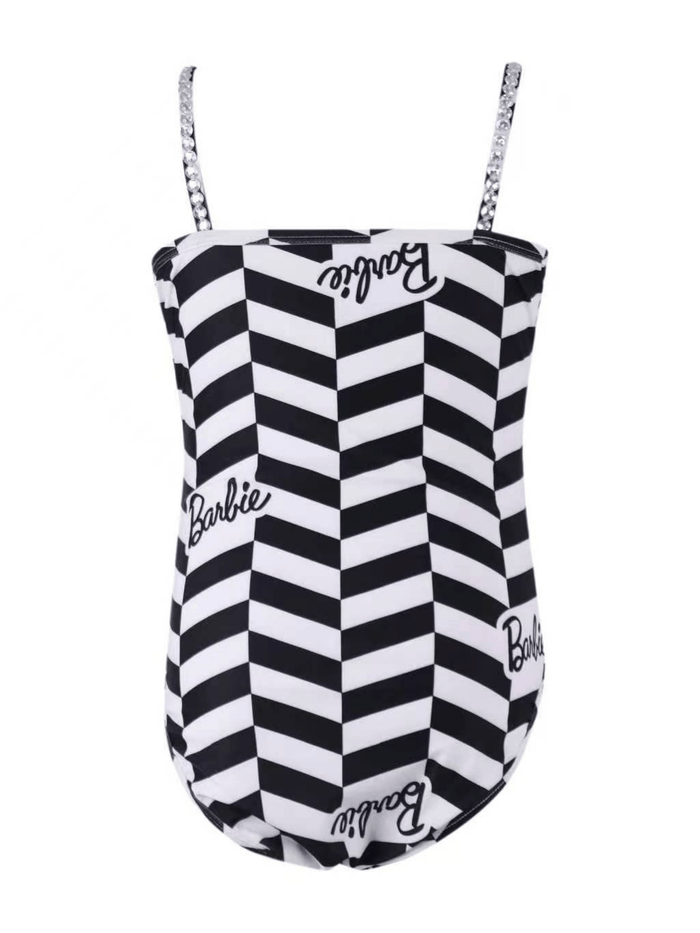 Lola + The Boys Swimwear Classic Barbie™ Sequin Swimsuit