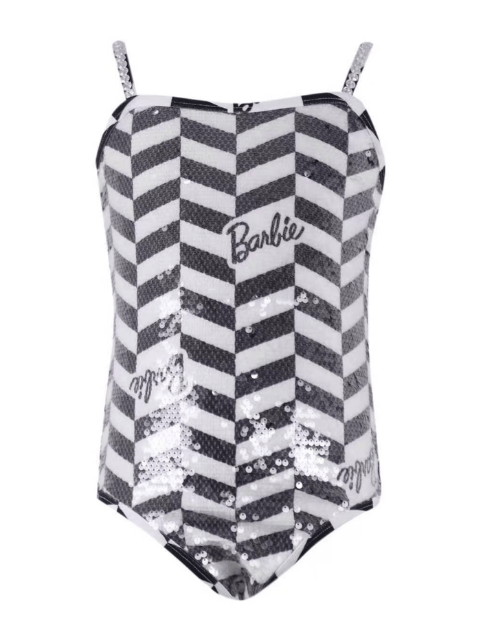Lola + The Boys Swimwear Classic Barbie™ Sequin Swimsuit