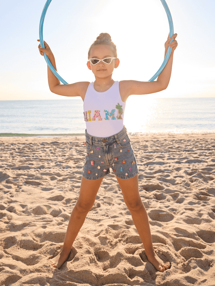 Lola + The Boys Swimwear Crystal Miami Swimsuit