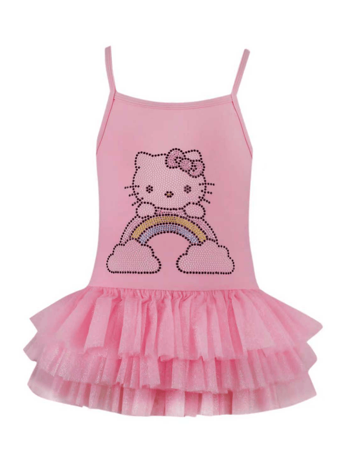 Lola + The Boys Swimwear Hello Kitty® Rainbow Fun Tutu Swimsuit