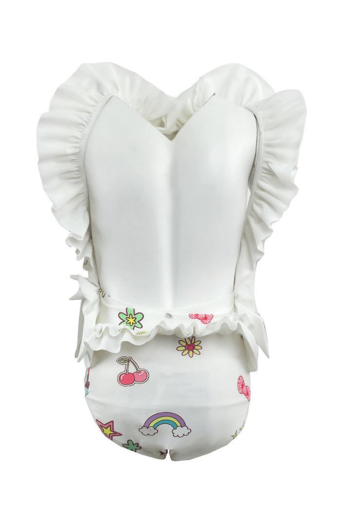 lola-hellokitty Swimwear Hello Kitty® Sparkle Vibes Ruffle Swimsuit