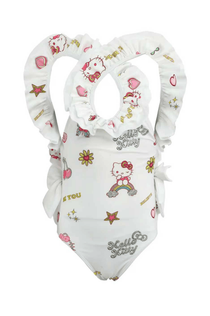 lola-hellokitty Swimwear Hello Kitty® Sparkle Vibes Ruffle Swimsuit