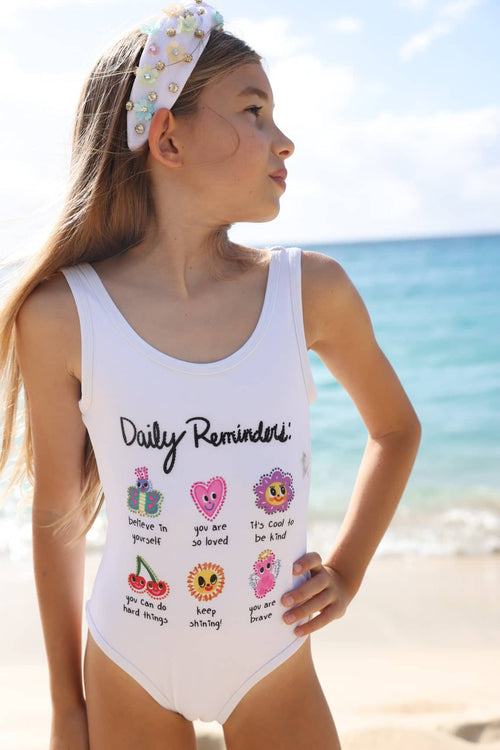 Lola + The Boys Swimwear 2 Rainbow Daily Reminders Swimsuit