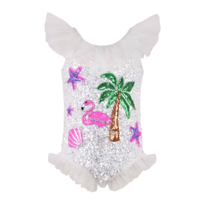Lola + The Boys Swimwear 2 Shimmer Splash Swimsuit
