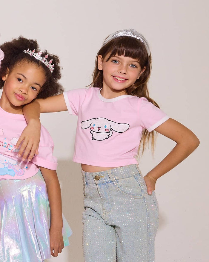 Lola + The Boys Tops Blinged Cinnamoroll Tee