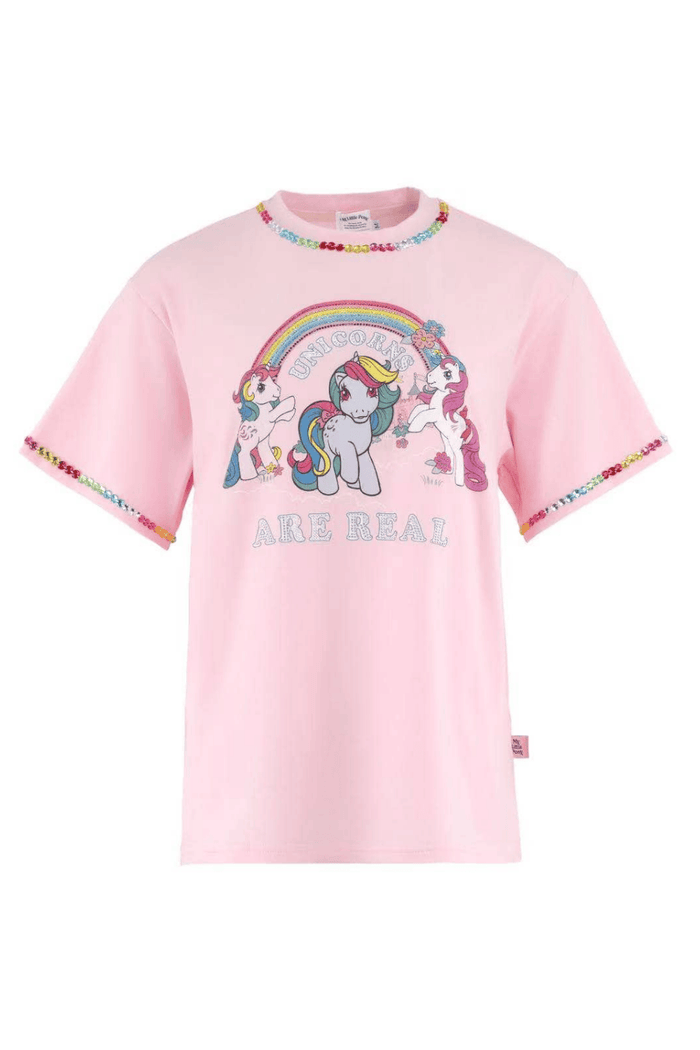 Lola-my-little-pony Tops Crystal Unicorn Are Real T-shirt – Teen/Women