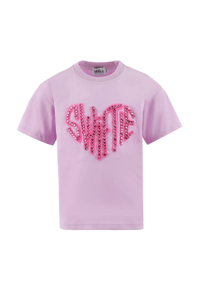 lola-new-arrival Tops Lavender Crystal Swiftie Lovers Tee
