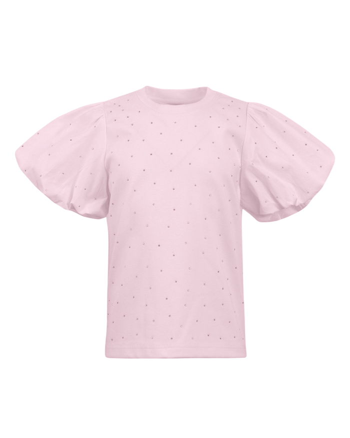 Lola + The Boys Tops Pinky Sparkle Princess Ruffle T-shirt