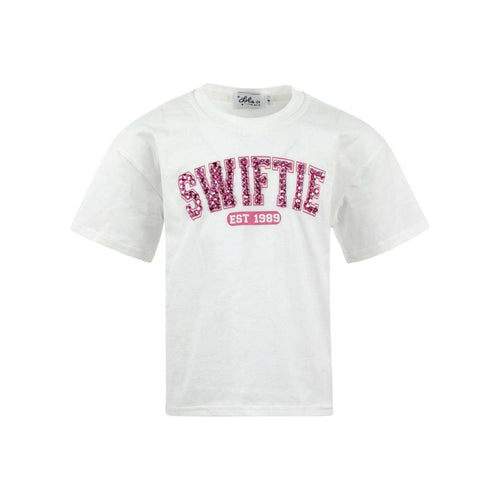 exclude-new-arriv Tops Small Women's Rose Crystal Swiftie Tee