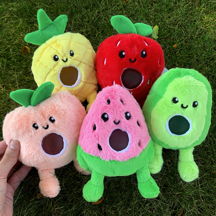 Top Trenz Toys Peach Magic Fortune Friends - Squishy Toy Fruit Edition
