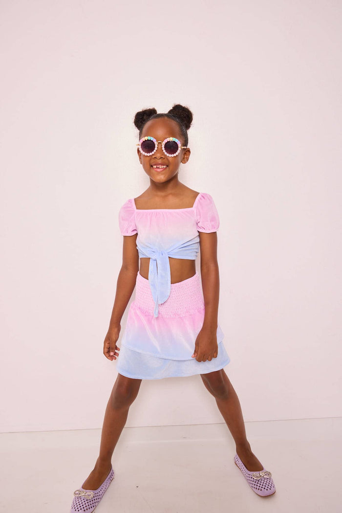Lola + The Boys Velvet Ombre Set