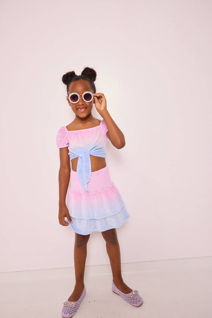 Lola + The Boys Velvet Ombre Set