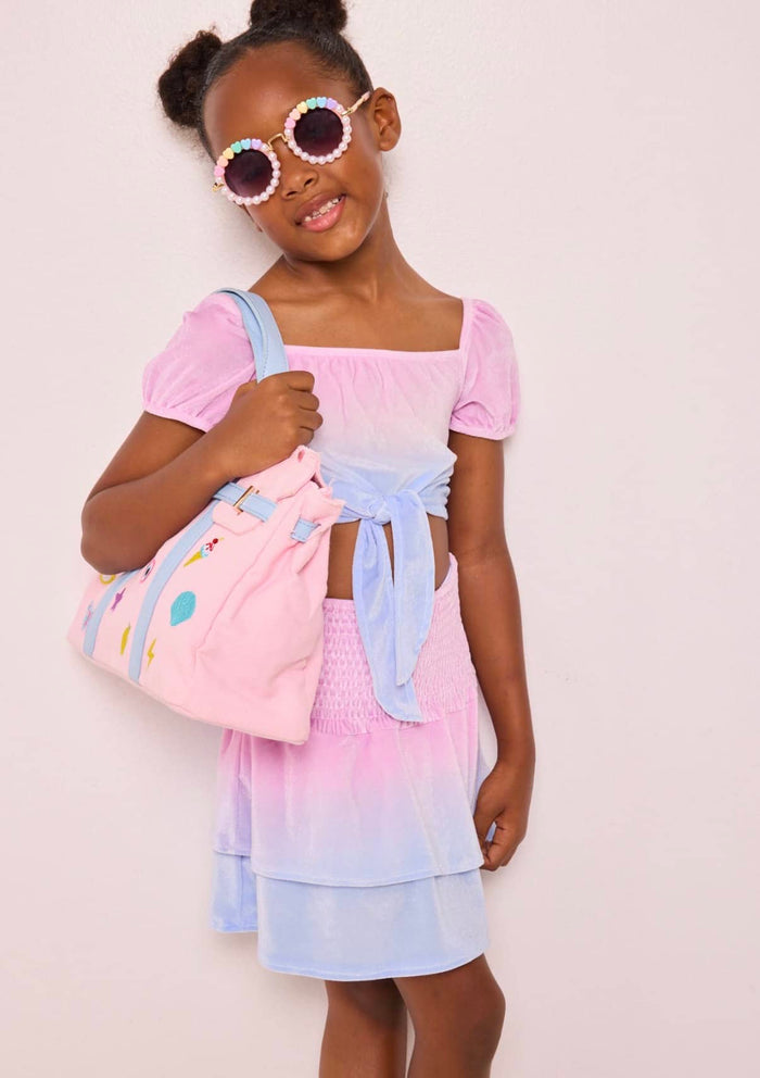Lola + The Boys Velvet Ombre Set