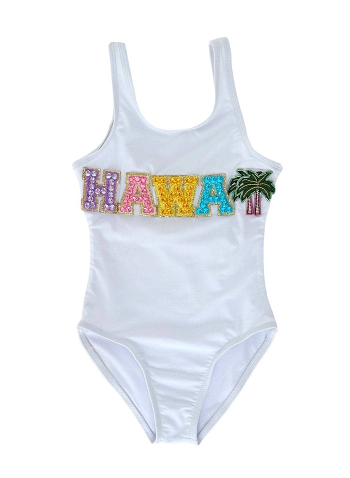 Lola + The Boys Small Women's Beads HAWAII Swimsuit