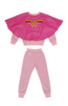 Lola + The Boys Wonder Woman Pink Set with Cap
