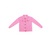 Customizable Patch Pink Denim Jacket