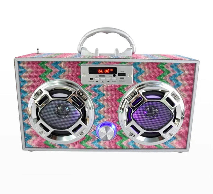 Wireless express Accessories Bling LED BoomBox Speakers