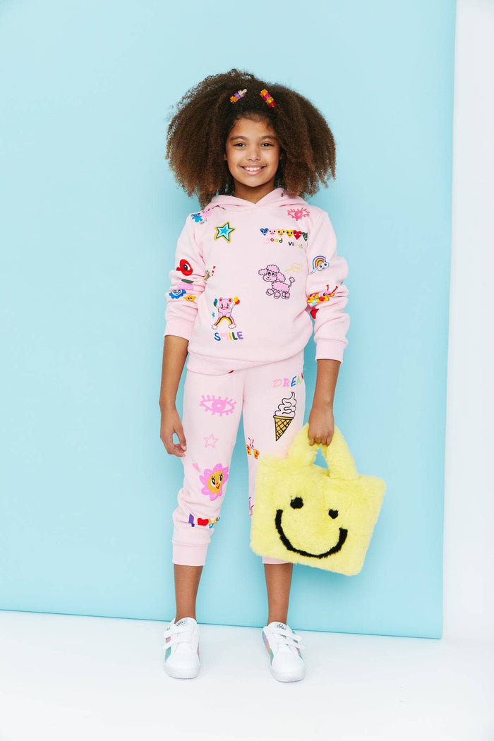 Lola + The Boys Accessories Fuzzy Smiley Purse