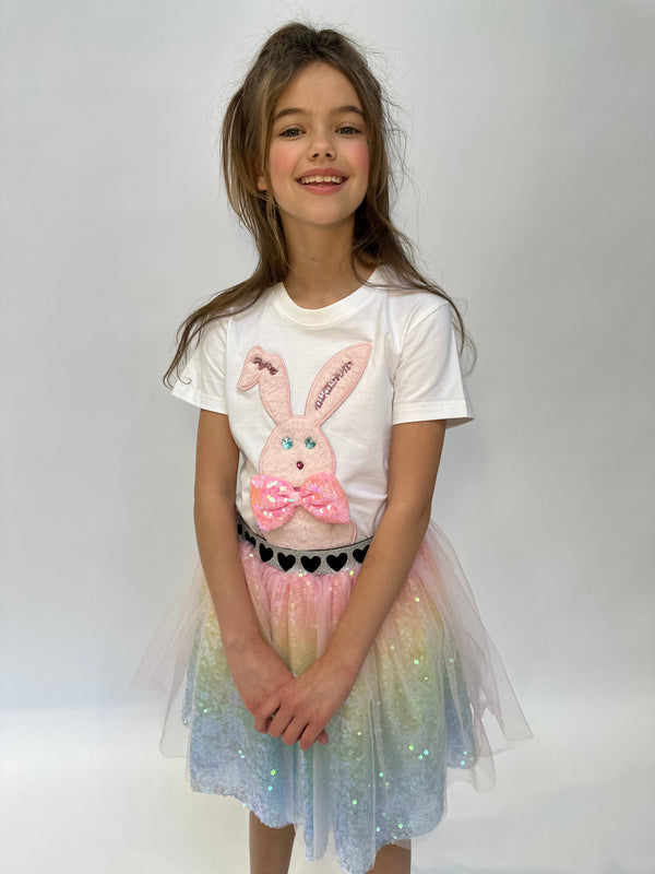 Lola + The Boys Beads Bunny T-Shirt, 6