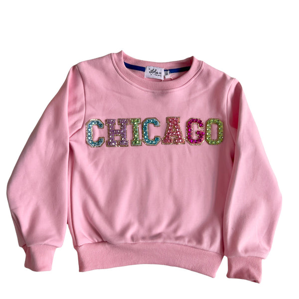 Pink chicago bears sweatshirt sale