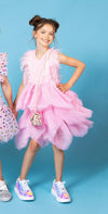 Lola + The Boys Dress BubbleGum Pink Gigi Dress