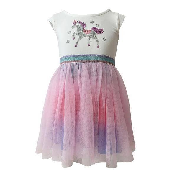 Lola + The Boys Crystal Unicorn Tutu Dress, 8 Lola + The Boys Crystal Unicorn Tutu Dress, 8