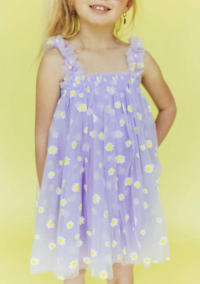 Lola + The Boys Dress Daisy lavender Tulle Dress