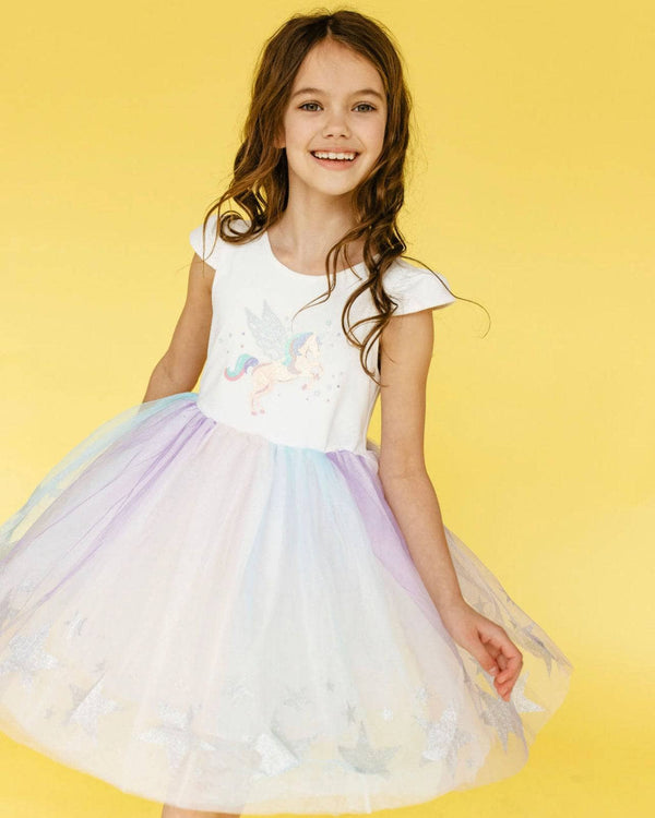 Glitter Wing Unicorn Pastel Dress, 1 Glitter Wing Unicorn Pastel Dress, 1