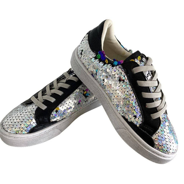 Flip cheap sequin sneakers