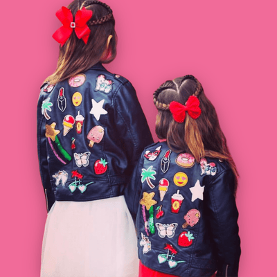 Lola & The Boys Jackets & Bombers All About The Patch Vegan Leather Jacket