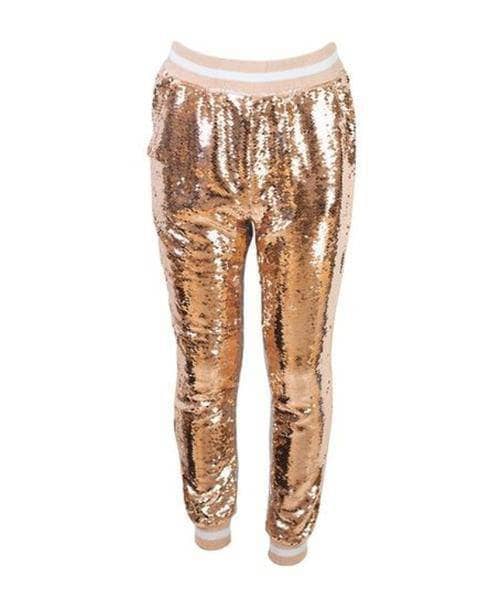 Designer Sequin Jogger Pants, Joggers With Sequins