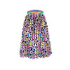 Lola + The Boys skirt Happy Emoji Rainbow Midi Skirt