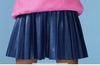 Lola + The Boys Skirts Pleated Vegan Leather Mini Skirt