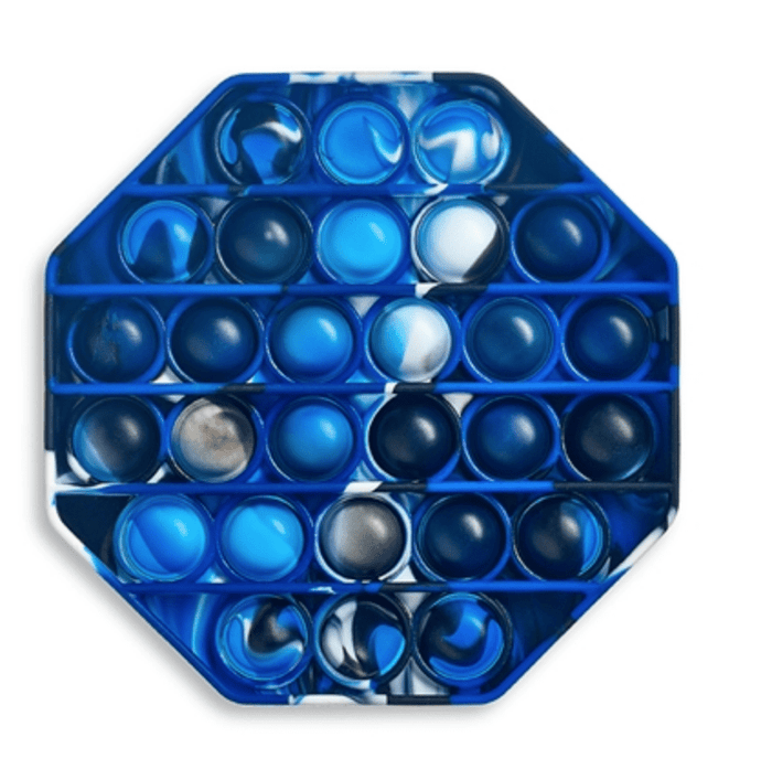 Lola + The Boys Navy/Blue/White Hexagon Small Fidget Toys