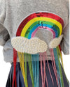 Lola + The Boys Sweaters & Sweatshirts Women's Crystal Rainbow Rain Hoodie