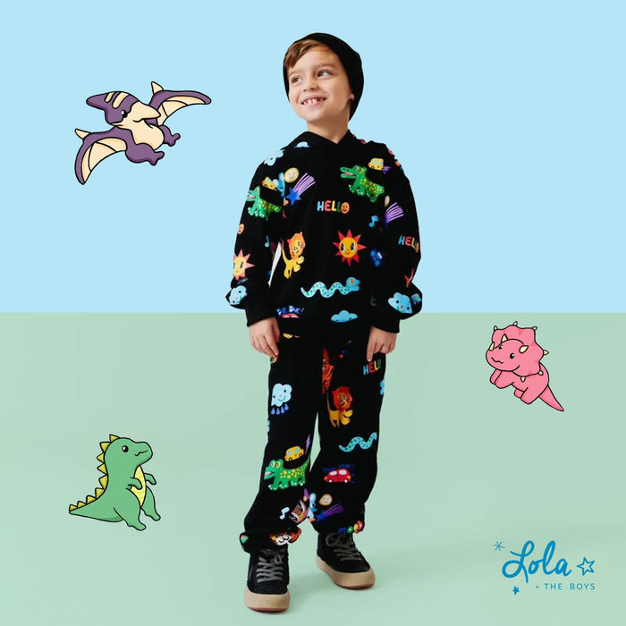 Boys clothes for every season collage featuring eight favorite styles