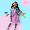 Feather on Dress: The New Style Statement for Little Girls