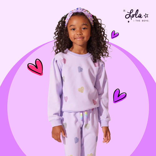 Lavender Love and Cozy Loungewear Sets for Little Girls