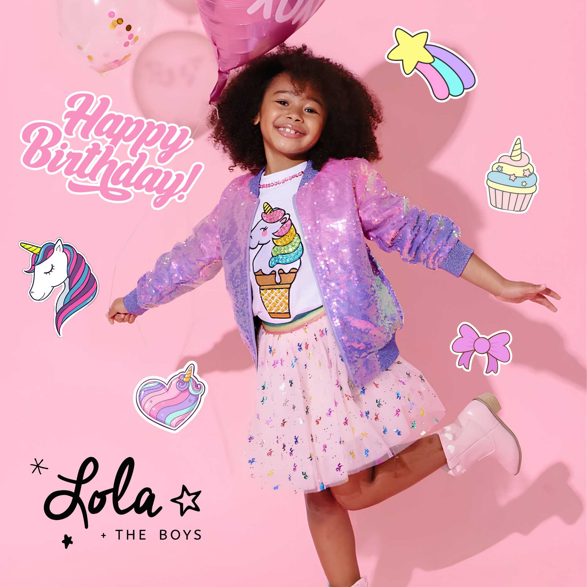 Magical Kids Outfits for a Unicorn-Themed Birthday Party