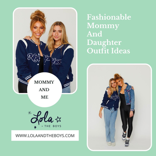 Fashionable Mommy And Daughter Outfit Ideas