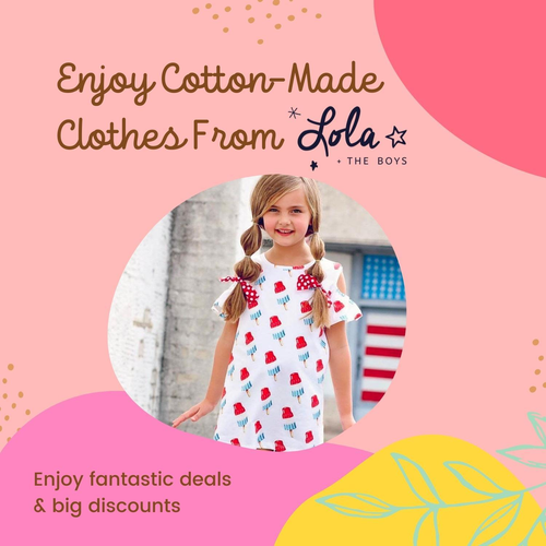 Why Cotton-Made Kids’ Clothes Are Great For Summer Season?