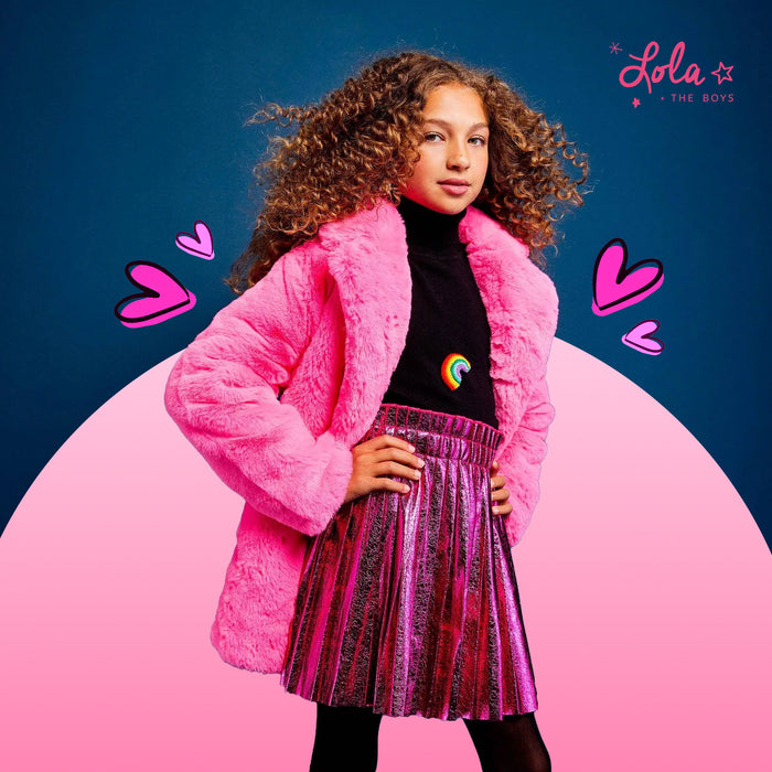 Pink Fur Coat for Kids That's All About Cozy Cuteness