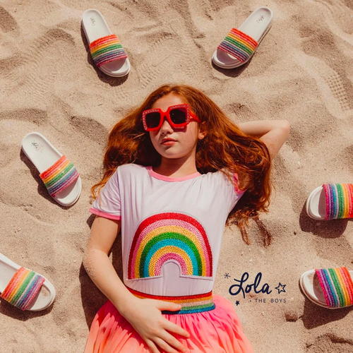 Wear the Brightest Rainbow Clothing with Lola + the Boys