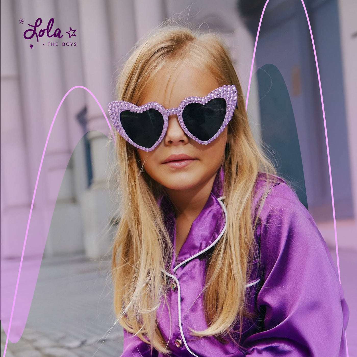 Stylish kids accessories from Lola and the Boys in Chicago including backpacks, headbands, and sunglasses