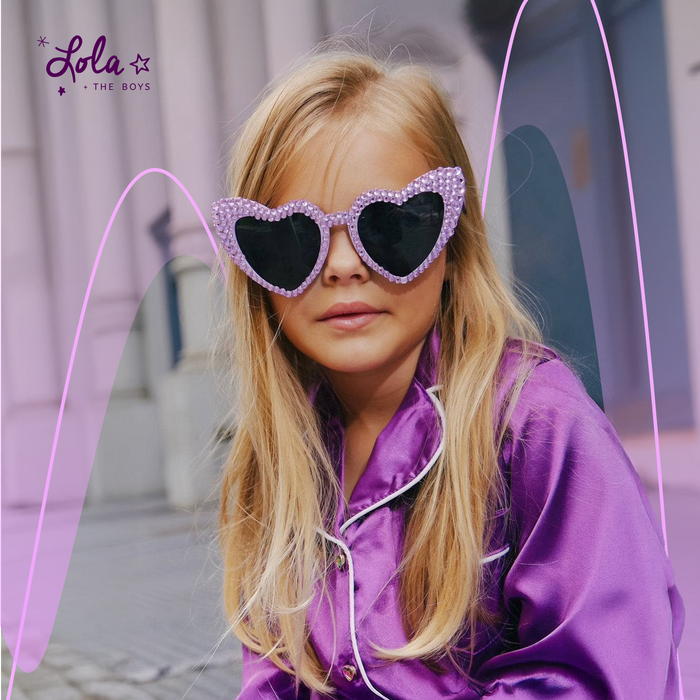 Stylish kids accessories from Lola and the Boys in Chicago including backpacks, headbands, and sunglasses