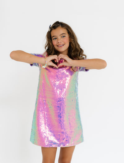 Lavender Haze Sequin Dress