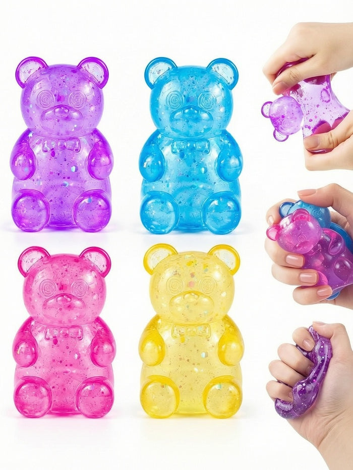 Sparkle Gummy Bear Squishy Toy